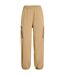 Womens/ladies Woven Relaxed Fit Joggers Tan Under Armour-2