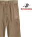 WINCHESTER WE1280C — Pantalon détente camel : l'élégance du coton à rayures-4
