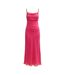 Robe Mi-longue Bretelles Fines Femme Rose Nobody´s Child-2