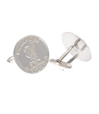 Liverpool FC Champions Of Europe Sterling Silver Cufflinks (Silver) (One Size) - UTTA4891