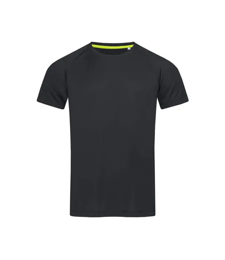 T-shirt Raglan Hommes Noir Stedman