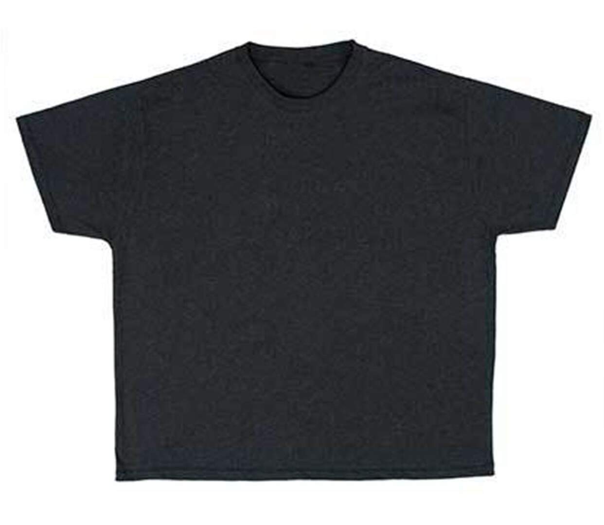 T-shirt manches courtes surdimensionné 4XL au 15XL - Unisexe - MYS110 - gris anthracite-2