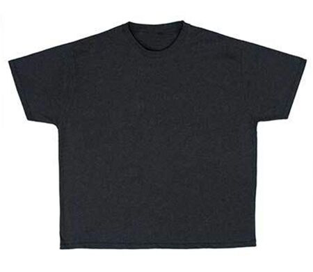 T-shirt manches courtes surdimensionné 4XL au 15XL - Unisexe - MYS110 - gris anthracite