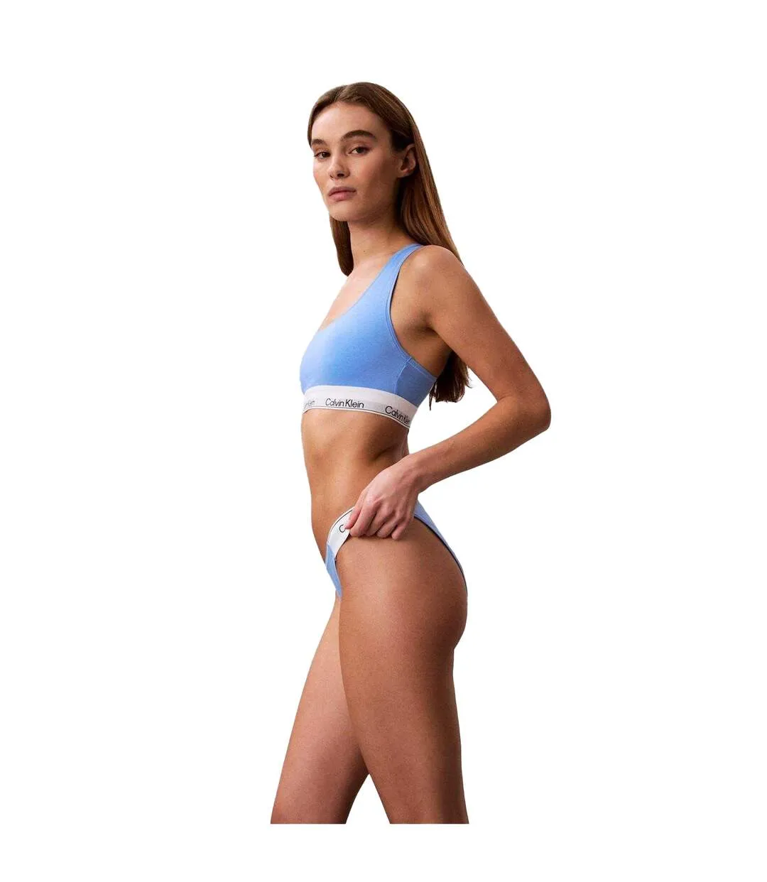 Brassière Motif/style Logo Femme Bleu Calvin Klein-4