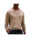 Pull marron homme tommy hilfiger pima mw0mw28047-1