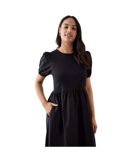 Robe mi-longue femme noir Dorothy Perkins