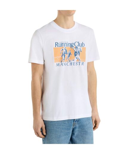 Mens running club t-shirt brilliant white Umbro
