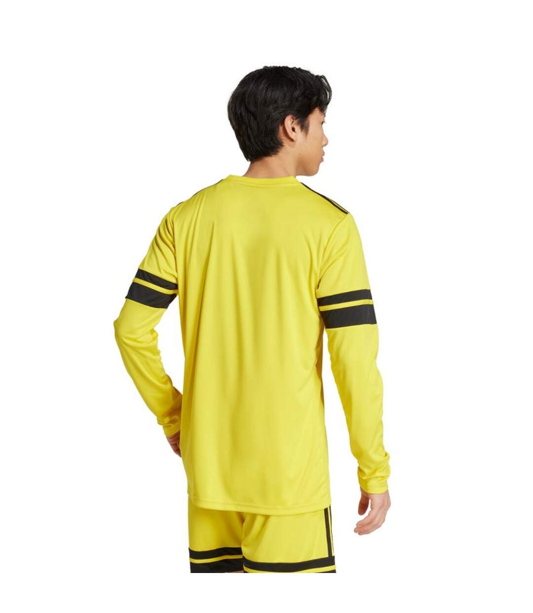 Maillot Manches Longues Squadra Homme Jaune Noir Adidas-3
