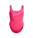 Maillot De Bain 1 Pièce Motif/style Logo Imprimé Femme Rose Corail Speedo-1