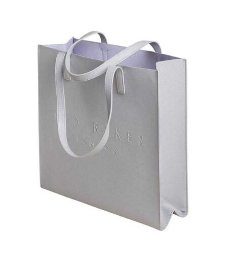 Crosshatch Logo Tote Bag One Size Light Grey Ted Baker