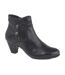 Bottines en cuir clèo femme noir Cipriata-1