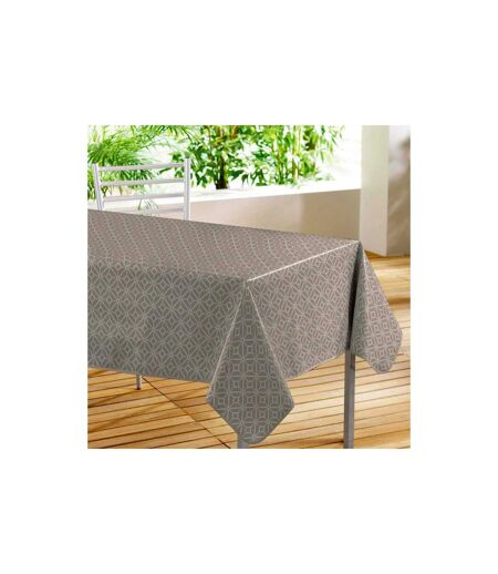Nappe Toile Cirée Moderna 140x240cm Taupe