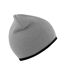 Bonnet D'hiver Unisexe Réversible Fashion Fit Gris Noir Result-2