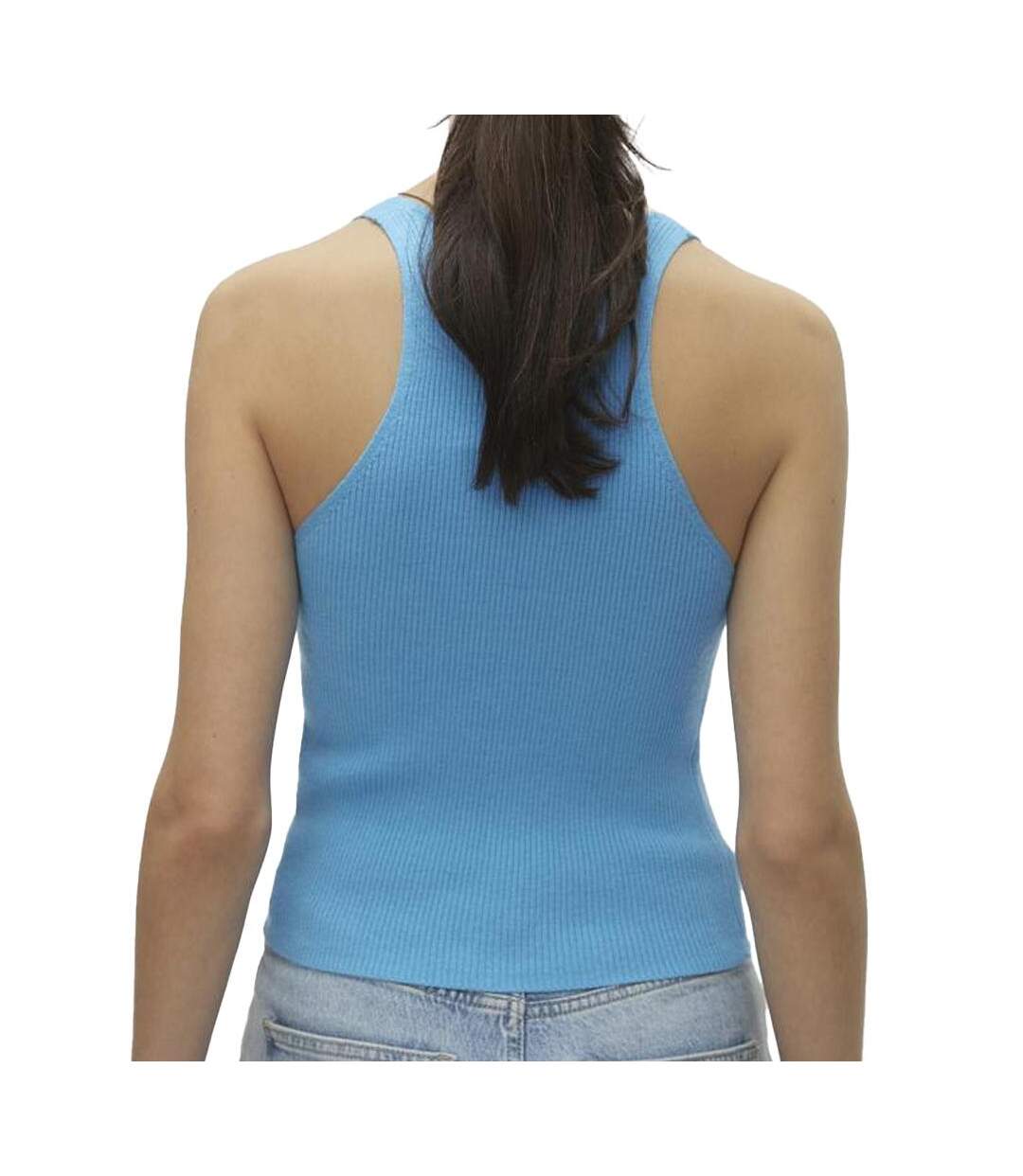 Top bleu femme vero moda gold-2