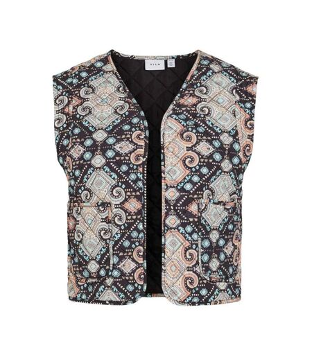 Gilet Noir à motif Femme Vila Vietra Quilted - 34