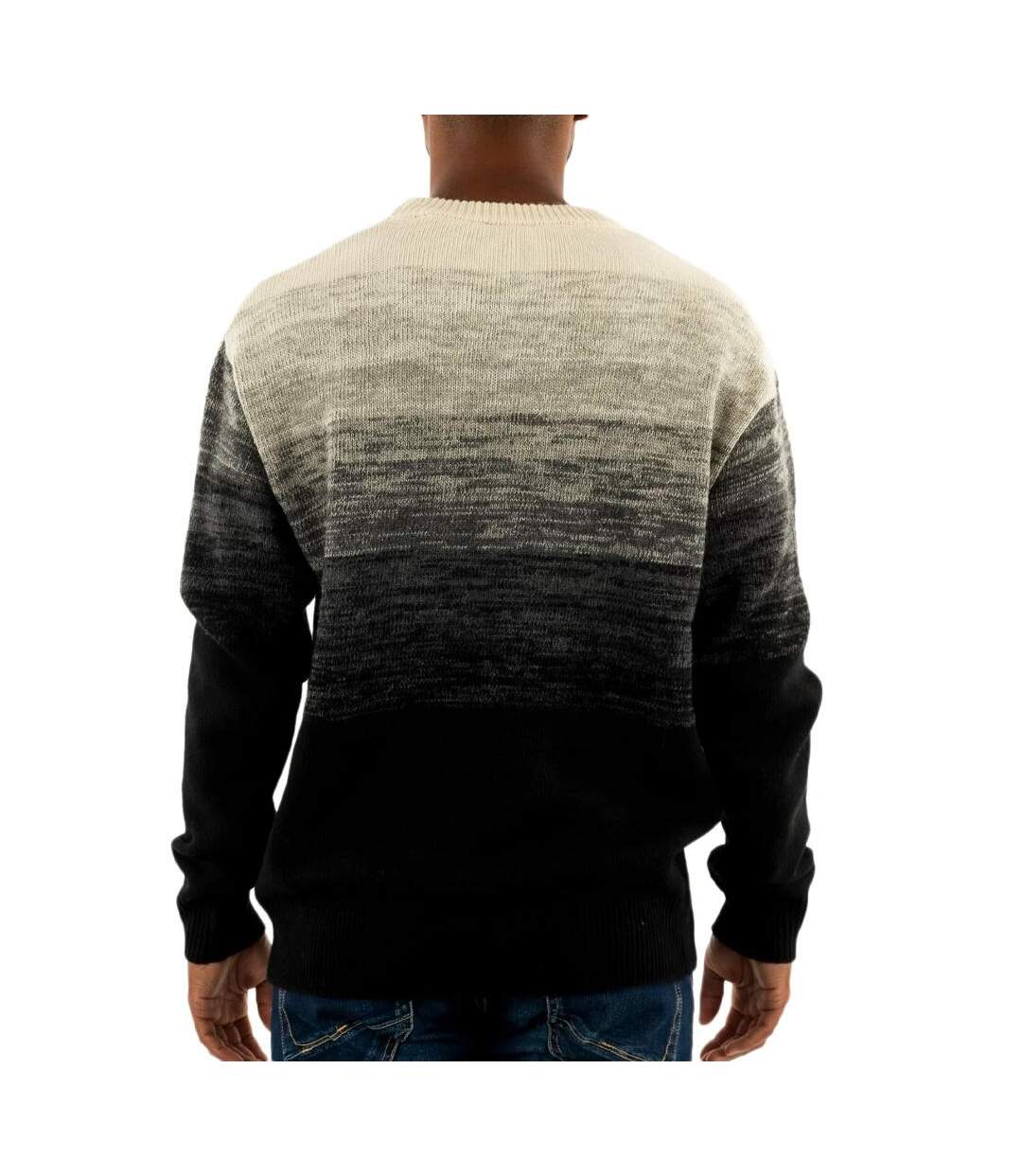 Pull noir/ecru homme kaporal kaleb-2