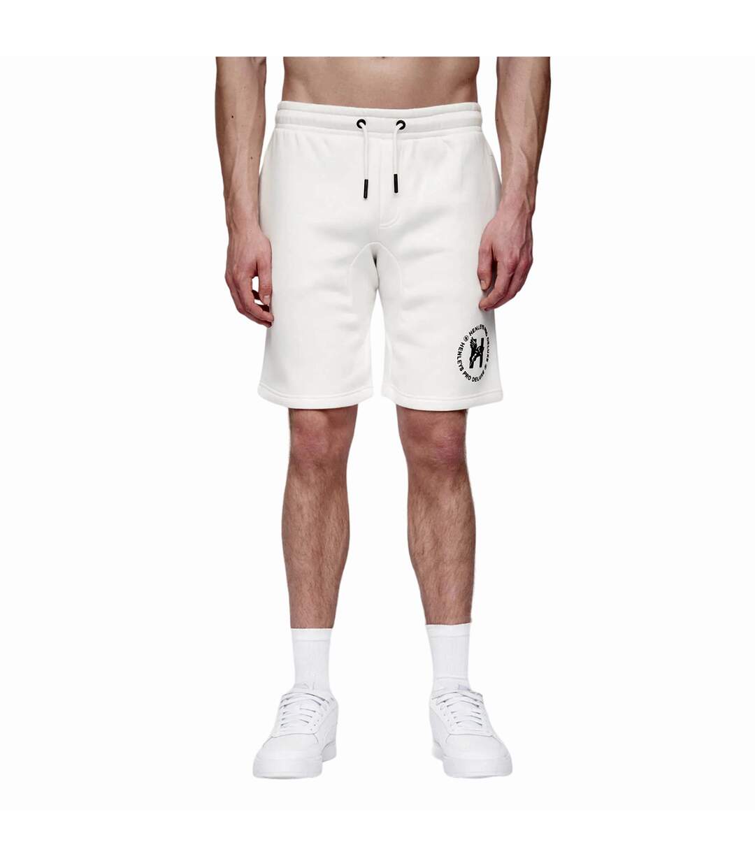 Short metafone homme blanc cassé Henleys-1