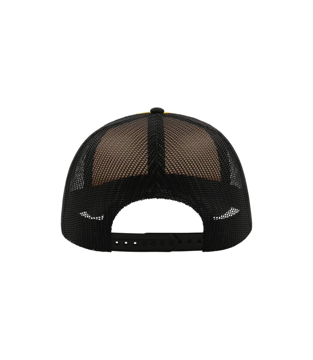 Casquette Style Trucker Rapper Mixte Jaune Noir Atlantis-2