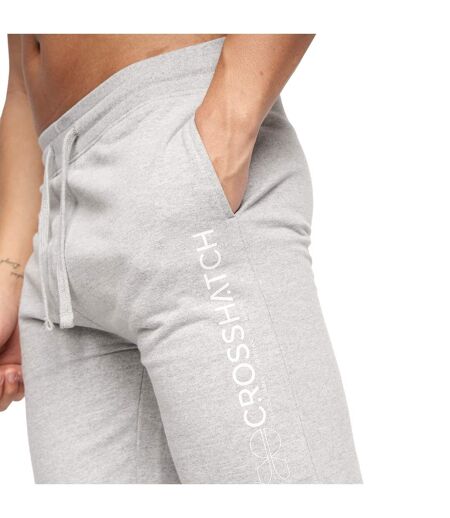 Short bengston homme gris chiné Crosshatch