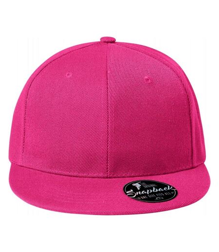 Casquette Ajustable Motif/style 6 Panneaux Rap Rose Malfini