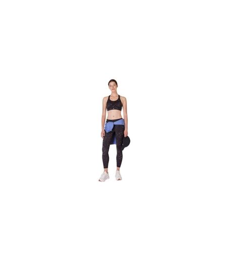 Legging 7/8 Femme Noir Animalier Sweaty Betty