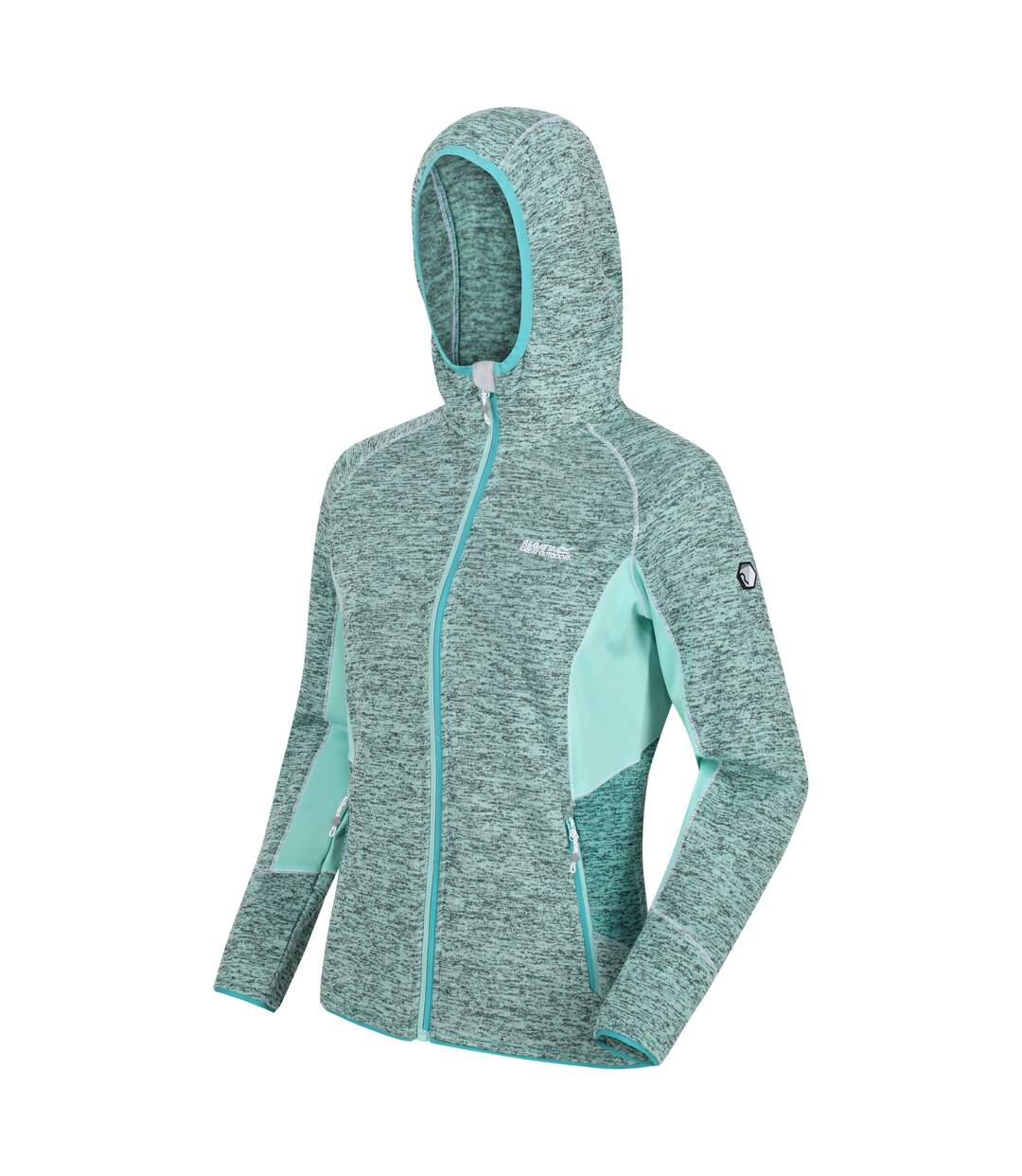 Veste polaire walbury femme turquoise pâle / turquoise vif Regatta-3