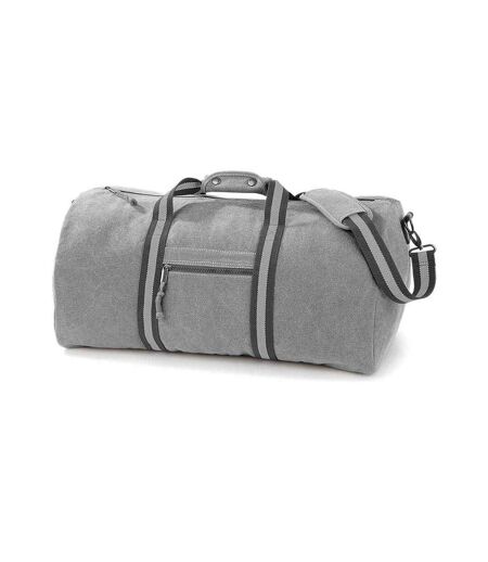 Quadra Vintage Canvas Duffle Bag (Vintage Light Grey) (One Size) - UTPC6446