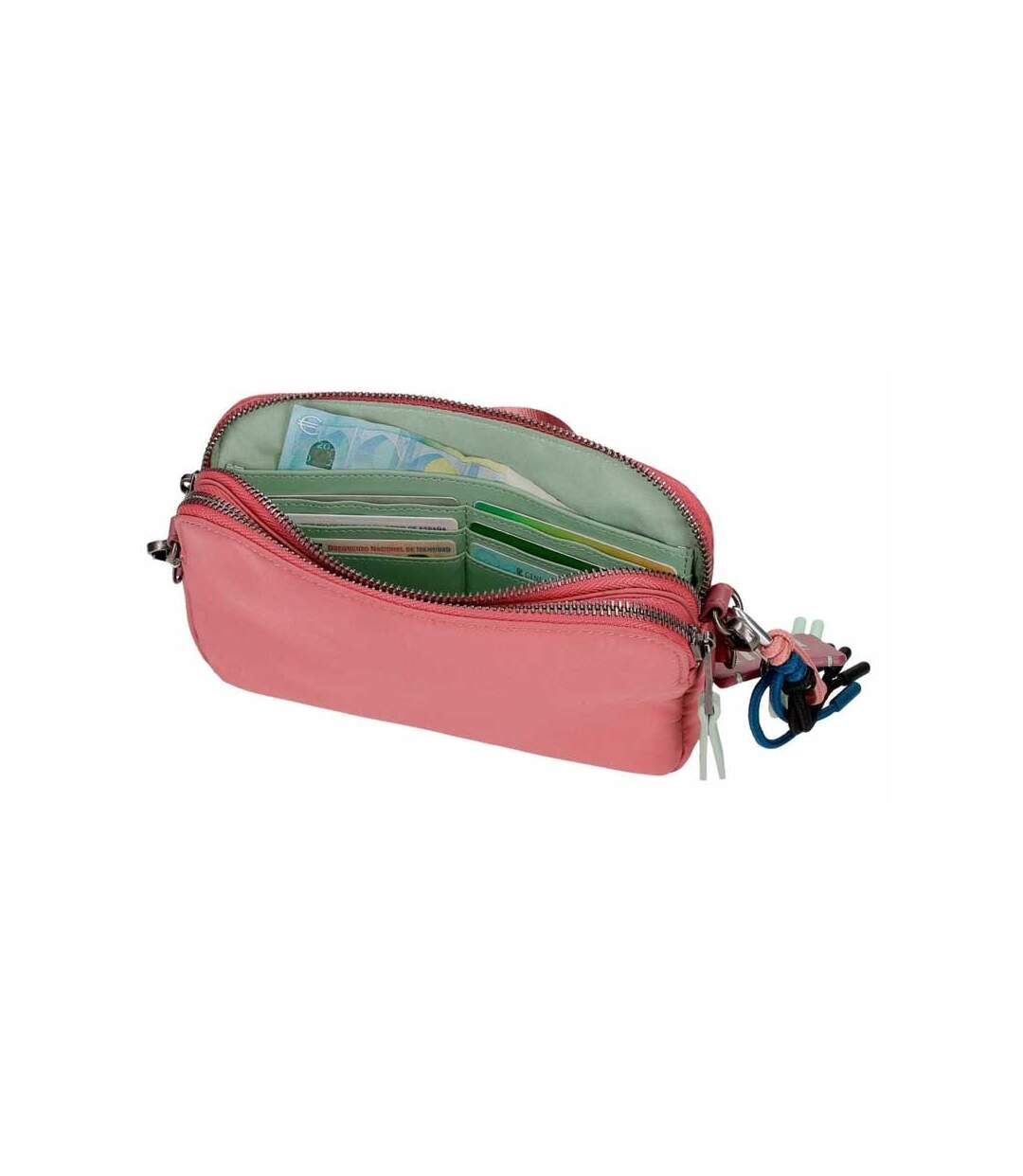 Pepe Jeans - Sac bandoulière 2 cpts Tessa - fraise - 8978-3