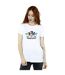 Disney Femmes/Ladies Minnie MM T-Shirt boyfriend en coton palmier (Blanc) - UTBI38449-2