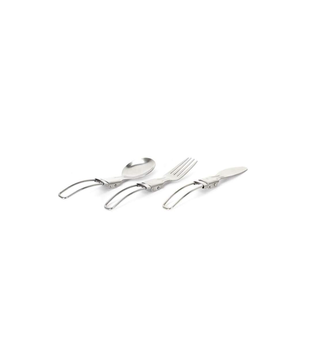 Couverts Pliables Facile à Emporter 8cm Argent-2