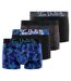 Lot de 4 boxers homme en coton imprimé Camouflage et Cloud Vondutch-1