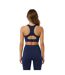 Brassière De Sport Motif/style Côtelé Femme Bleu Marine USA-4