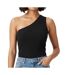T-Shirt noir femme pieces cruka-1