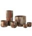 Vase Déco en Terre Cuite Miltos 50cm Multicolore-2