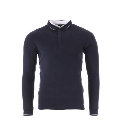 Polo Marine/Blanc Homme Teddy Smith Jovan - S