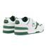 Mens Court Cage Leather Trainers White Dark Green Lacoste-2