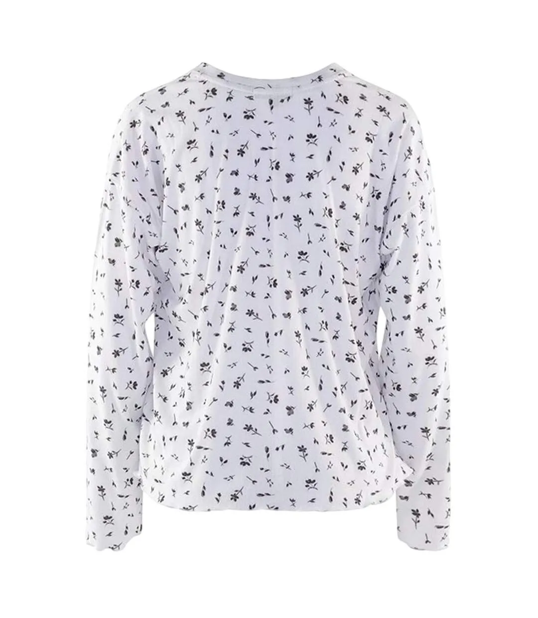 Chemise Motif/style Fleurs Délicates Femme Blanc Cassé PJ Salvage-3