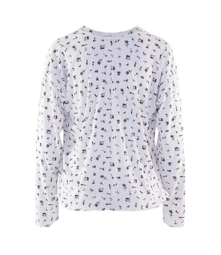 Chemise Motif/style Fleurs Délicates Femme Blanc Cassé PJ Salvage