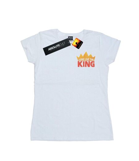 Disney - T-shirt THE LION KING MOVIE LONG LIVE BREAST PRINT - Femme (Blanc) - UTBI25115