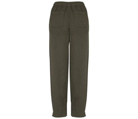 Pantalon en lin - Femme - PATS733 - vert kaki