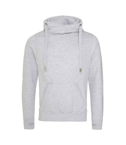 Sweat capuche adultes gris chiné Awdis Awdis