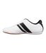 Mens Brent Leather Slip-on Trainers White Lonsdale-2