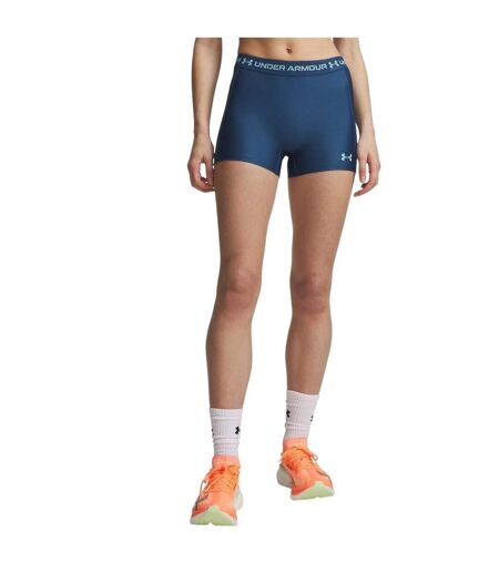 Womens/ladies Heatgear Shorts Blue Blue Haze Under Armour