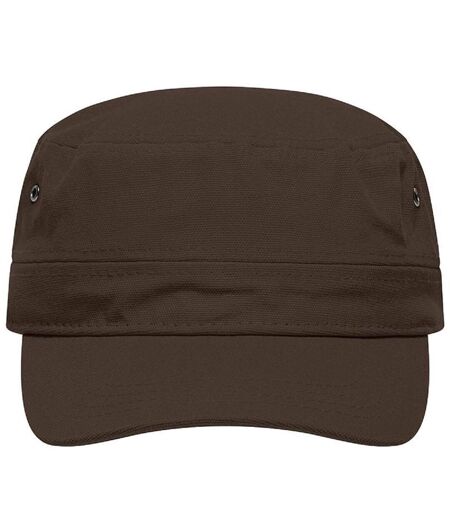 Casquette militaire army adulte - MB095 - marron foncé