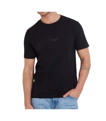 T-shirt Noir Homme Guess Aidy - L