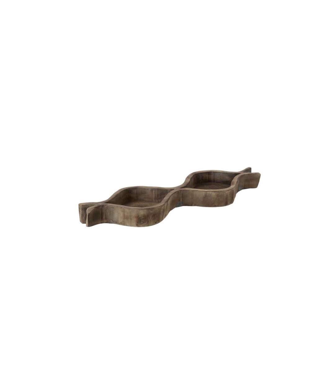 Coupelle Déco 2 Compartiments 60cm Naturel-1