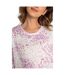 Haut Manches Longues Motif/style Imprimé Léopard Femme Blanc Cassé PJ Salvage-4