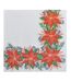 Lot de 20 Serviettes en Papier Tracy 33x33cm Blanc-1