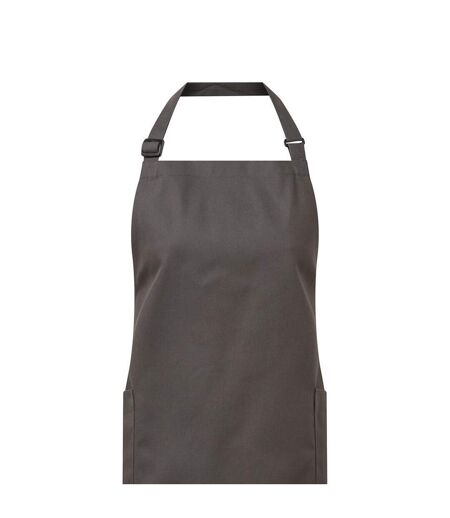 Unisex Adult Organic Fairtrade Certified Full Apron One Size Dark Grey Premier