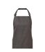 Unisex Adult Organic Fairtrade Certified Full Apron One Size Dark Grey Premier-2